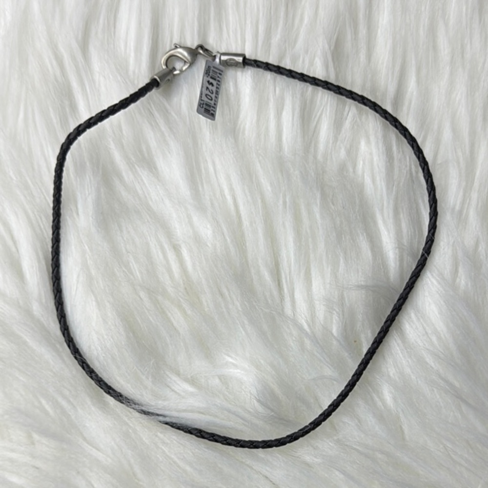 Black Braided Bracelet. Cord BICO